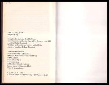 Stephen King: Geraldova hra