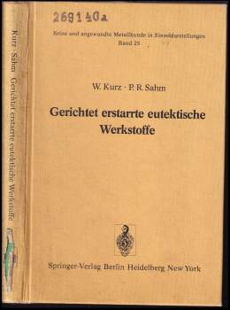 Gerichtet erstarrte eutektische Werkstoffe