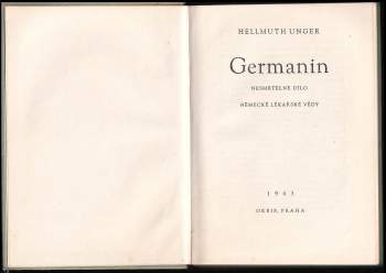 Hellmuth Unger: Germanin