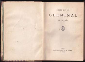 Émile Zola: Germinal