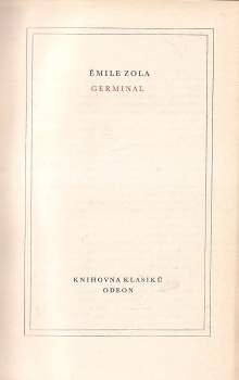 Émile Zola: Germinal