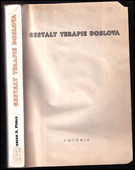 Gestalt terapie doslova