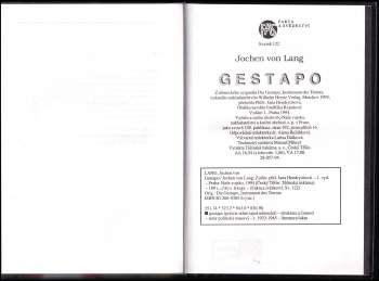 Jochen von Lang: Gestapo