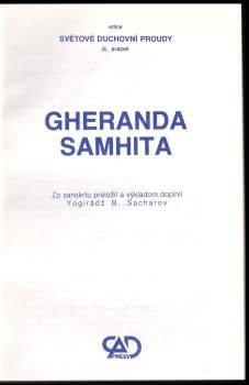 Gheranda samhita