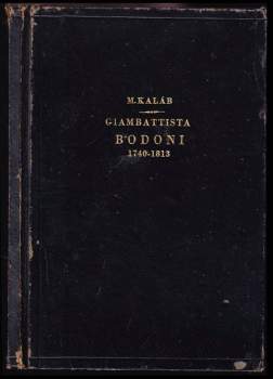 Giambattista Bodoni 1740-1813