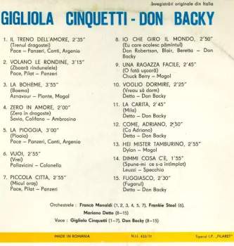 Gigliola Cinquetti: Gigliola Cinquetti / Don Backy