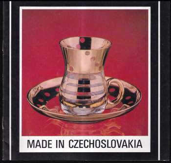 Glass Bohemia - Made in Czechoslovakia, katalog
