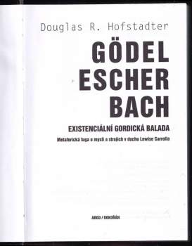 Douglas R Hofstadter: Gödel, Escher, Bach