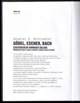 Douglas R Hofstadter: Gödel, Escher, Bach