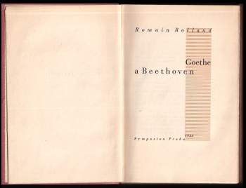 Romain Rolland: Goethe a Beethoven