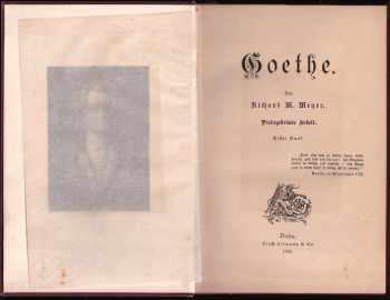Richard M Meyer: Goethe