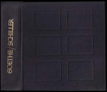 Johann Wolfgang von Goethe: Goethe Schiller