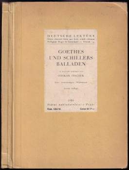 Johann Wolfgang von Goethe: Goethes und Schillers Balladen