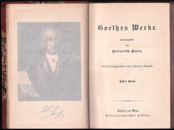 Johann Wolfgang von Goethe: Goethes Werke