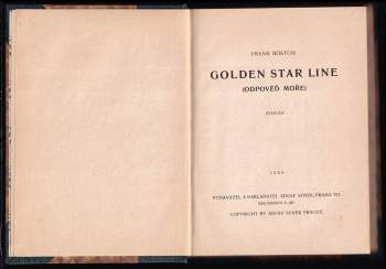 Frank A Boston: Golden star line