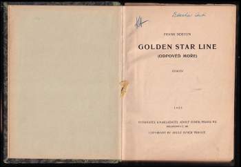 Frank A Boston: Golden star line