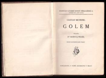 Gustav Meyrink: Golem