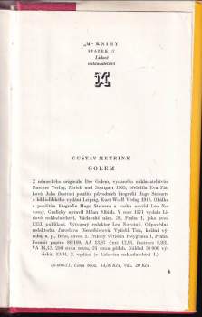 Gustav Meyrink: Golem
