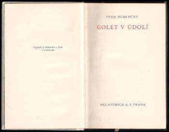 Ivan Olbracht: Golet v údolí