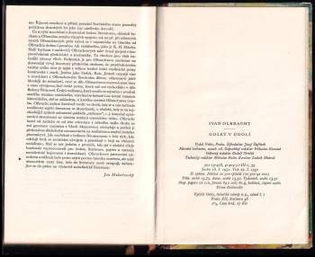 Ivan Olbracht: Golet v údolí