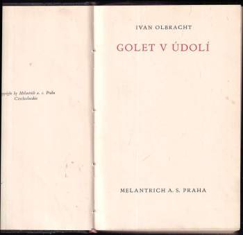 Ivan Olbracht: Golet v údolí