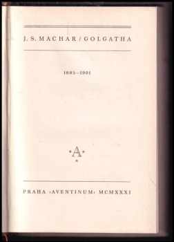 Josef Svatopluk Machar: Golgatha