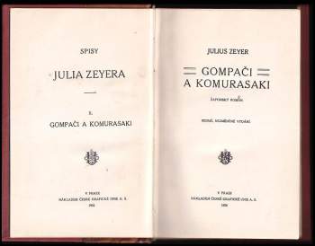Julius Zeyer: Gompači a Komurasaki