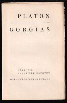 Platón: Gorgias