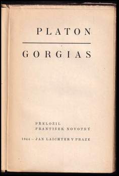 Platón: Gorgias