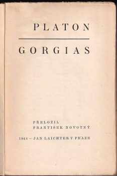 Platón: Gorgias