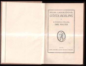 Selma Lagerlöf: Gösta Berling