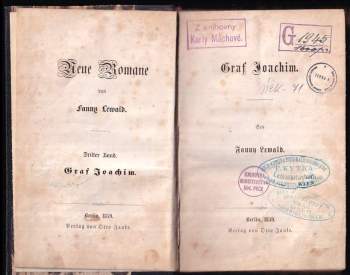 Fanny Lewald: Graf Joachim