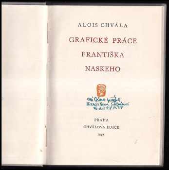 Alois Chvála: Grafické práce Františka Naskeho