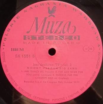 The Woody Herman Big Band: Jazz Jamboree 77 Vol. 2