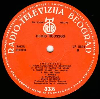 Demis Roussos: Souvenirs