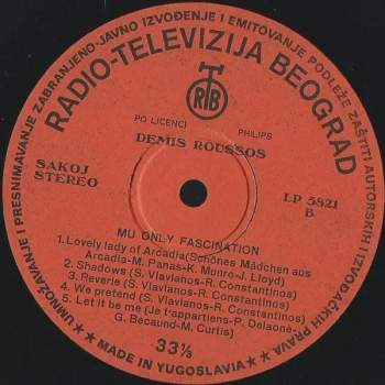 Demis Roussos: My Only Fascination
