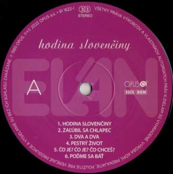 Elán: Hodina Slovenčiny