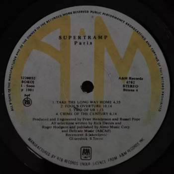 Supertramp: Paris