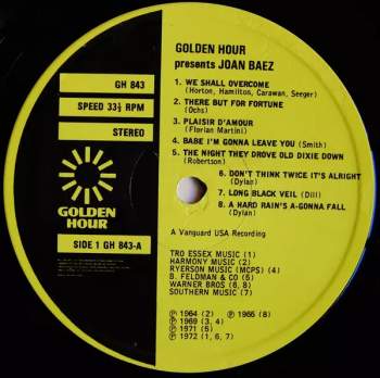 Joan Baez: Golden Hour Presents Joan Baez