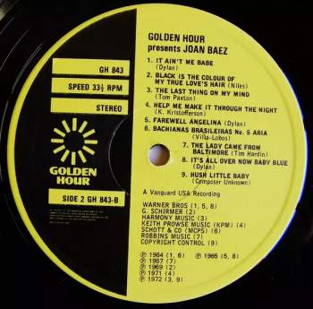 Joan Baez: Golden Hour Presents Joan Baez