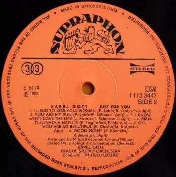 Karel Gott: Koncert Pro Tebe / Just For You