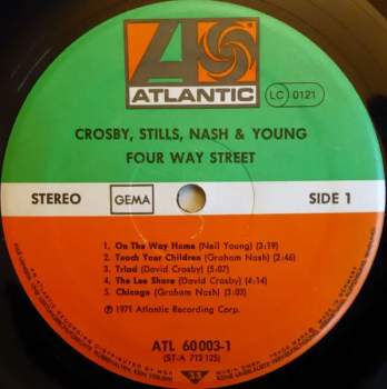 Stills, Nash & Young Crosby: 4 Way Street