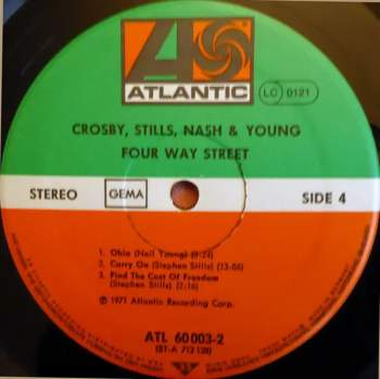 Stills, Nash & Young Crosby: 4 Way Street