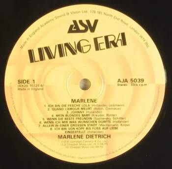 Marlene Dietrich: Marlene