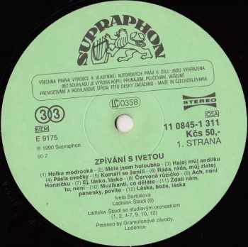 Iveta Bartošová: Zpívání S Ivetou