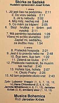 Musica Bohemica: Staré Světské Písně