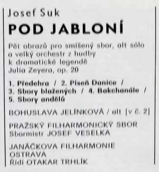 Josef Suk:  Amarus / Pod Jabloní