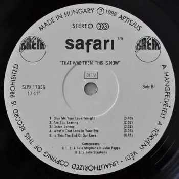 Safari: That Was Then, This Is Now