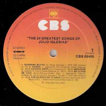 Julio Iglesias: The 24 Greatest Songs