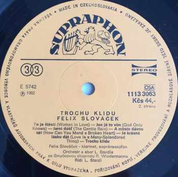 Orchestra Ladislav Štaidl: Trochu Klidu